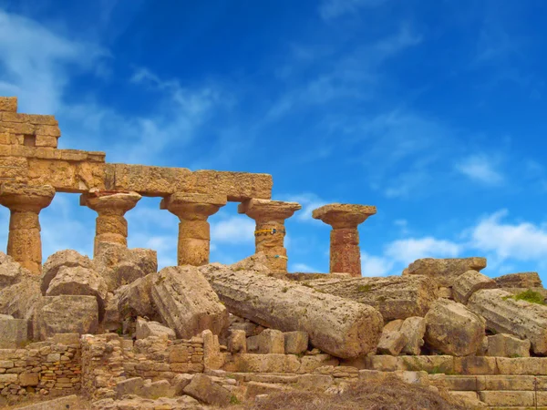 Temple  at Selinunt — Stock Photo, Image