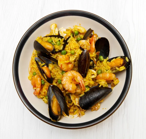 Paella aux fruits de mer — Photo