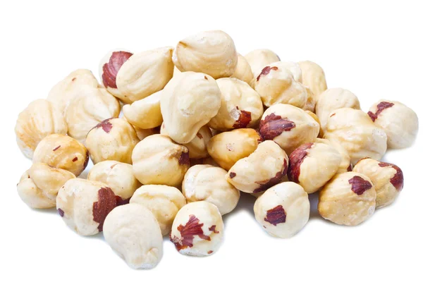 Group of Hazelnuts isolated — Stock Photo, Image