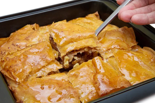 Türk Ramazan tatlı Baklava — Stok fotoğraf