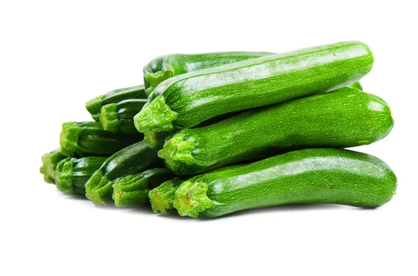 Grupp av färsk zucchini — Stockfoto