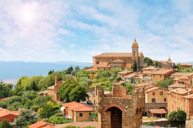 Montalcino Ortaçağ kenti Toskana