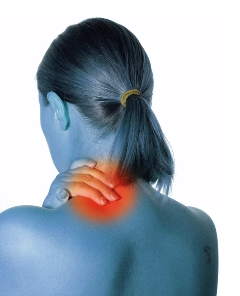 Stiff neck — Stock Photo, Image