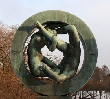 vigeland park oslo Norveç heykeller