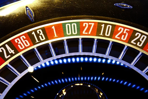 Roulette-Rad gestoppt — Stockfoto