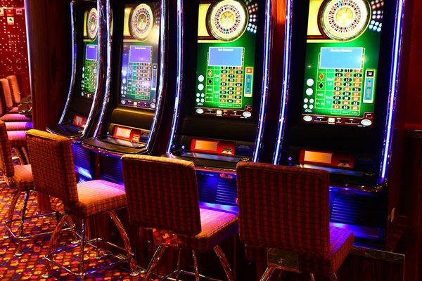 Glücksspielautomaten Stockfoto