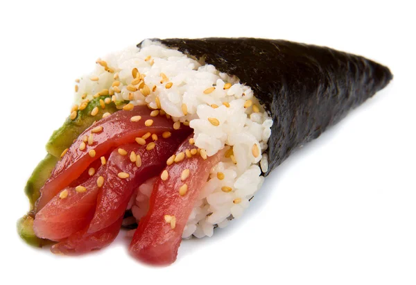 Tuňák Sushi kužel — Stock fotografie