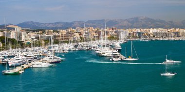 Marina port palma de Mallorca balearic Islands, İspanya