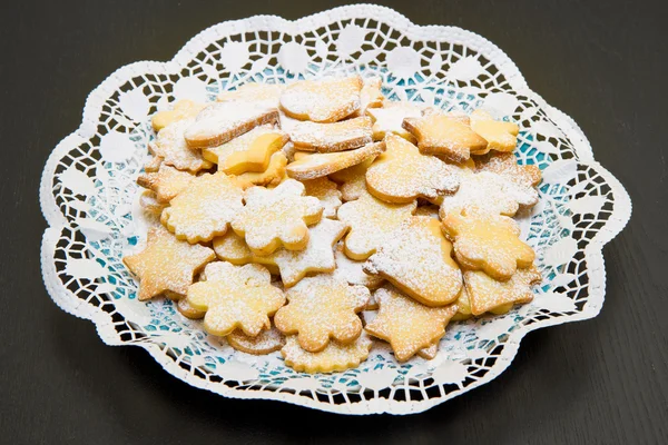 Skålen med hembakade kakor — Stockfoto