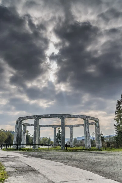 Nacistické stavby, nazvaný létat past — Stock fotografie