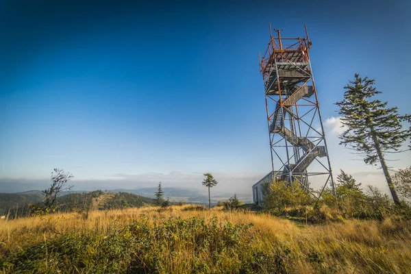 View tower on Ruprechticky Spicak — Stock Photo, Image