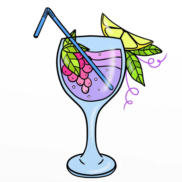 Cocktailar med dekoration — Stockfoto