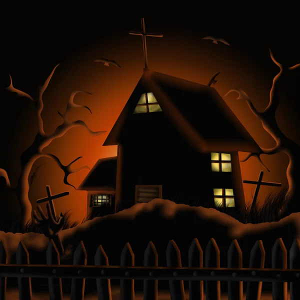 Old haunted house — Stock Photo, Image