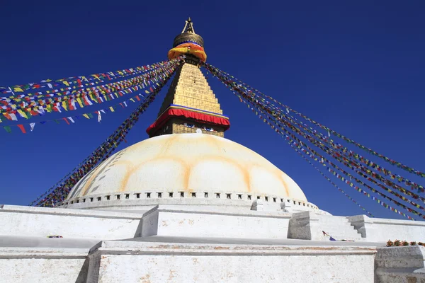 Boudhanath in Kathmandu, Nepal. — Stockfoto