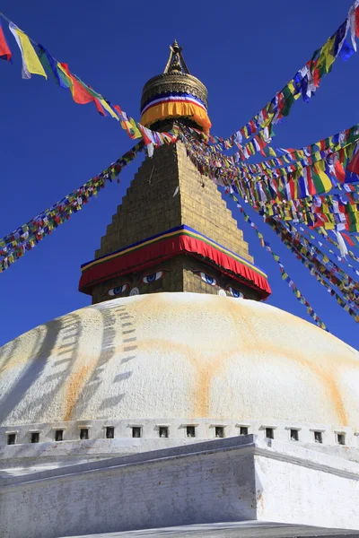 Boudhanath em Katmandu, Nepal . — Fotografia de Stock