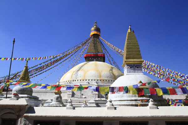 Boudhanath in Kathmandu, Nepal.