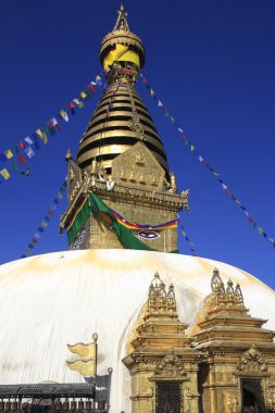 Swayambhunath Tapınağı Katmandu Vadisi'nde, Nepal
