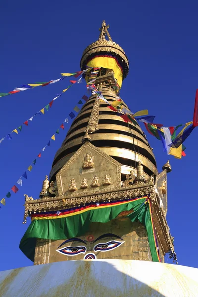Swayambhunath Tapınağı Katmandu Vadisi'nde, Nepal — Stok fotoğraf