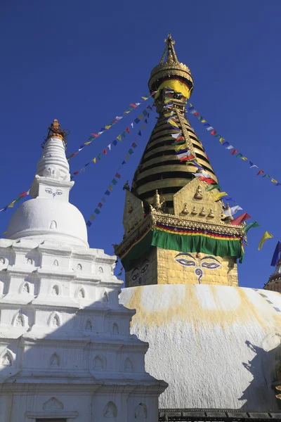 Swayambhunath Tapınağı Katmandu Vadisi'nde, Nepal — Stok fotoğraf