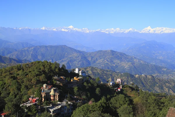 Ponad chmurami w Nagarkot — Zdjęcie stockowe