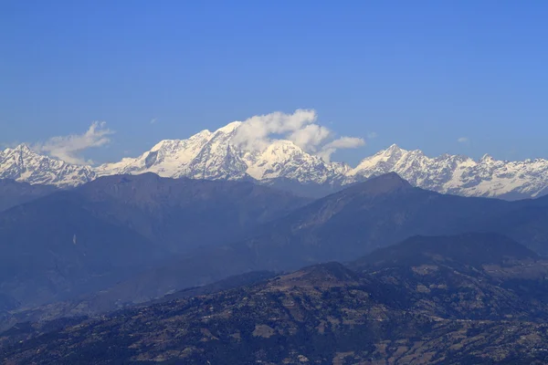 Visa av Himalayaen — Stockfoto