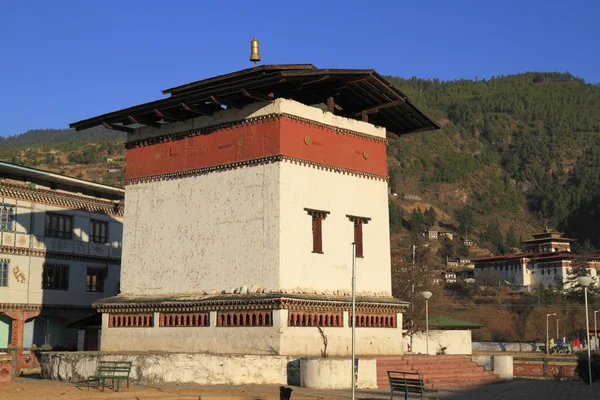 Small dzong in Paro Valley, Bhutan — Stock Photo, Image