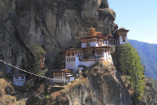 Kaplan'ın yuva, Taktsang Manastırı, Bhutan — Stok fotoğraf