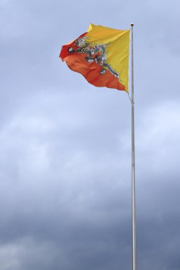 bhutan bayrağı