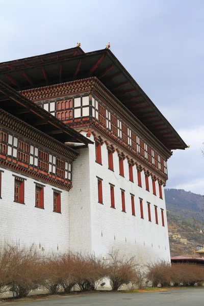 Tashichho Dzong em Thimphu — Fotografia de Stock