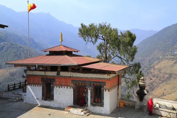 De Trongsa Dzong — Stockfoto