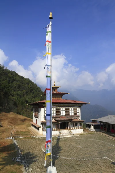 Mongar yakınındaki eski manastır — Stok fotoğraf