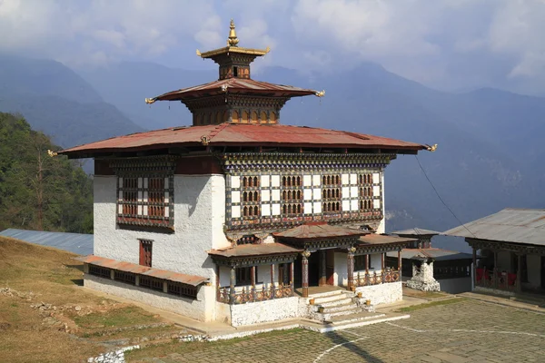 Vecchio monastero vicino a Mongar — Foto Stock