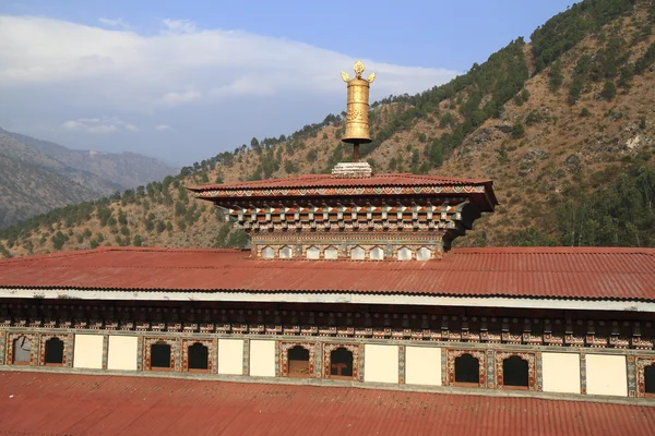 트 라 시 강 Dzong — 스톡 사진