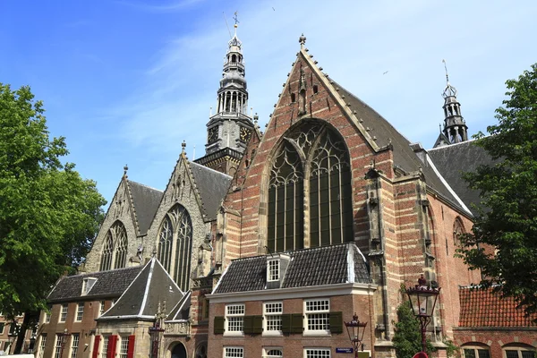 Kostela Oude Kerk, Amsterdam — Stock fotografie