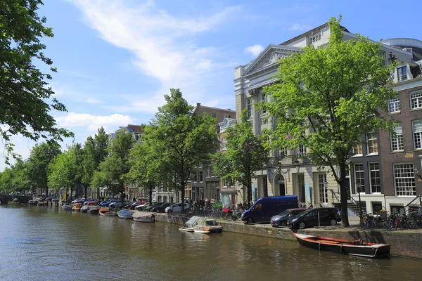 Casas en Amsterdam, Holanda — Foto de Stock