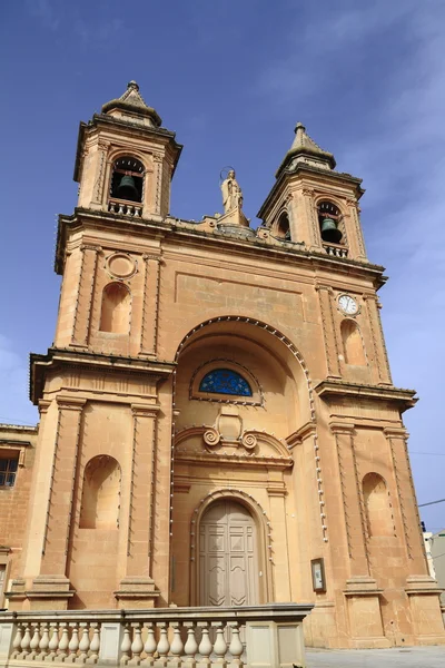 Kościół parafialny Matki Boskiej z Pompei, Marsaxlokk — Zdjęcie stockowe