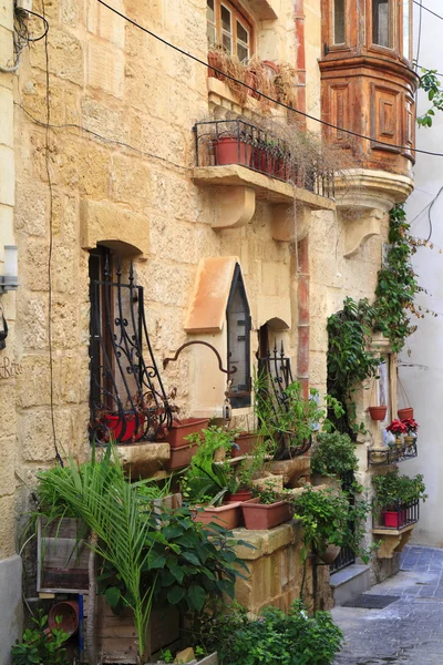 Σοκάκι στη Μντίνα, Μάλτα — Φωτογραφία Αρχείου