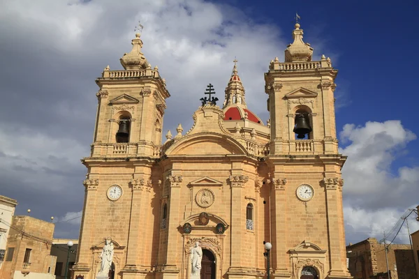 Xaghra Parish Kilisesi, Malta — Stok fotoğraf