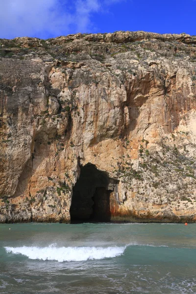 Ventana azul, Gozo Malta — Foto de Stock