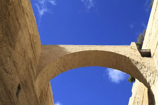 Arco na cidade velha Valletta — Fotografia de Stock