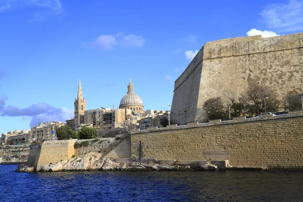 Valletta Panorama, malta — Stock fotografie