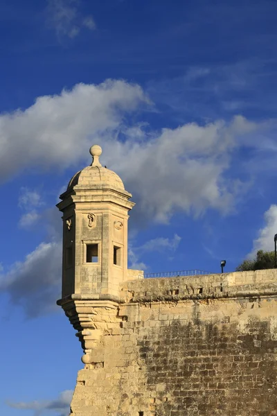 Ögat & öra Vedette vakttorn i Senglea, Malta — Stockfoto