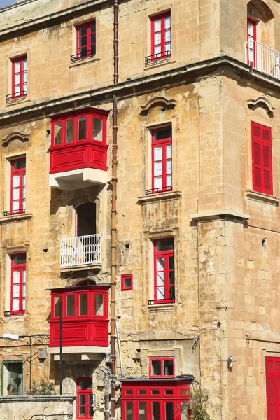 Rua em Valletta, Malta Fotos De Bancos De Imagens
