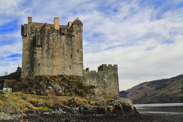 Eilean Donan Castle, oeste das Terras Altas da Escócia — Fotografia de Stock