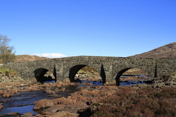 Sligachan Old Bridge, Insula Skye — Fotografie, imagine de stoc