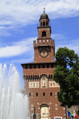 Castello Sforzesco Milano kalesidir