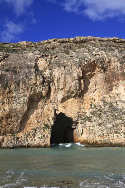 Azurblaues Fenster, gozo malta — Stockfoto