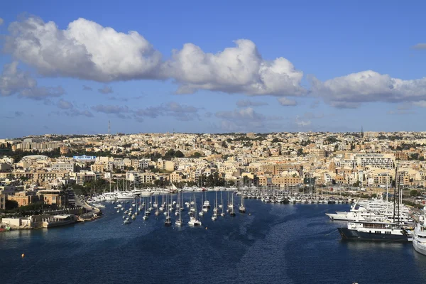 Pohled sliema, malta — Stock fotografie