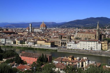 Floransa Duomo Panoramik Manzarası, Basilica di Santa Maria del Fiore, İtalya