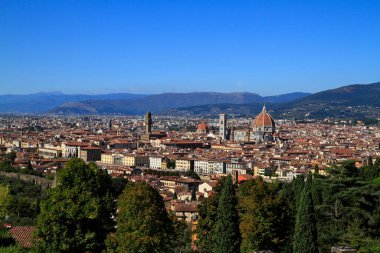 Floransa Duomo Panoramik Manzarası, Basilica di Santa Maria del Fiore, İtalya